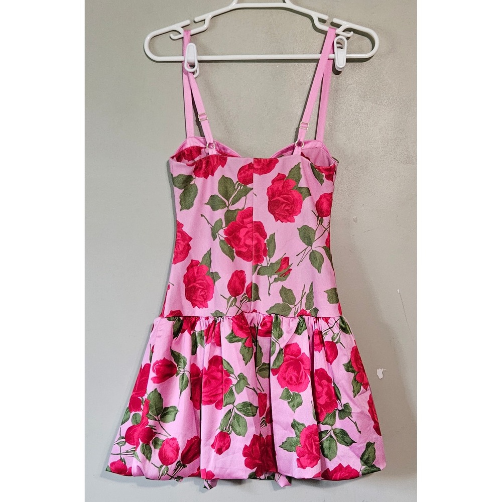 Show Me Your Mumu Tiffany Skort Dress Pink Rose Floral Mini Dress Small - Picture 2 of 10